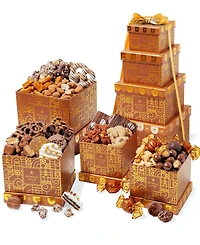 Bonnie & Pop Holiday Copper Gift Tower, 3 Boxes