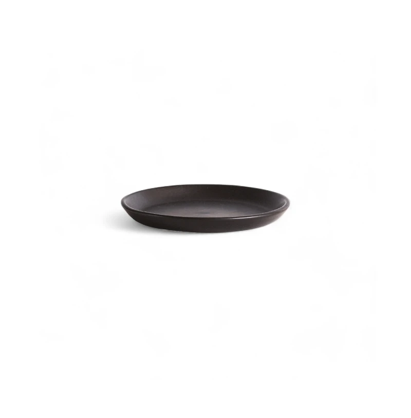 Gharyan Stoneware, Stoneware Flat Side Plate | Edan 5.9" - Set of 4