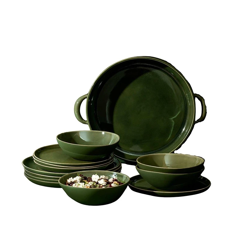 Gharyan Stoneware, Family Feast Dinnerware Set