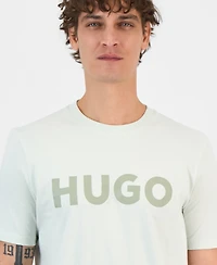 Hugo Boss Men's Dulivio Cotton Logo Crewneck T-Shirt