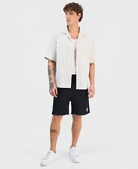 Hugo Boss Espino Cotton-Blend Striped Button Shirt