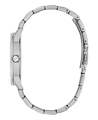 Guess Men's Silver-Tone Stainless Steel Analog Watch, 40mm