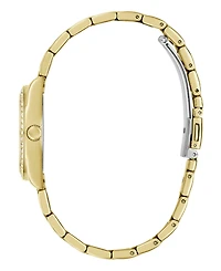 Guess Women's Gold-Tone Stainless Steel Analog Watch, 30mm