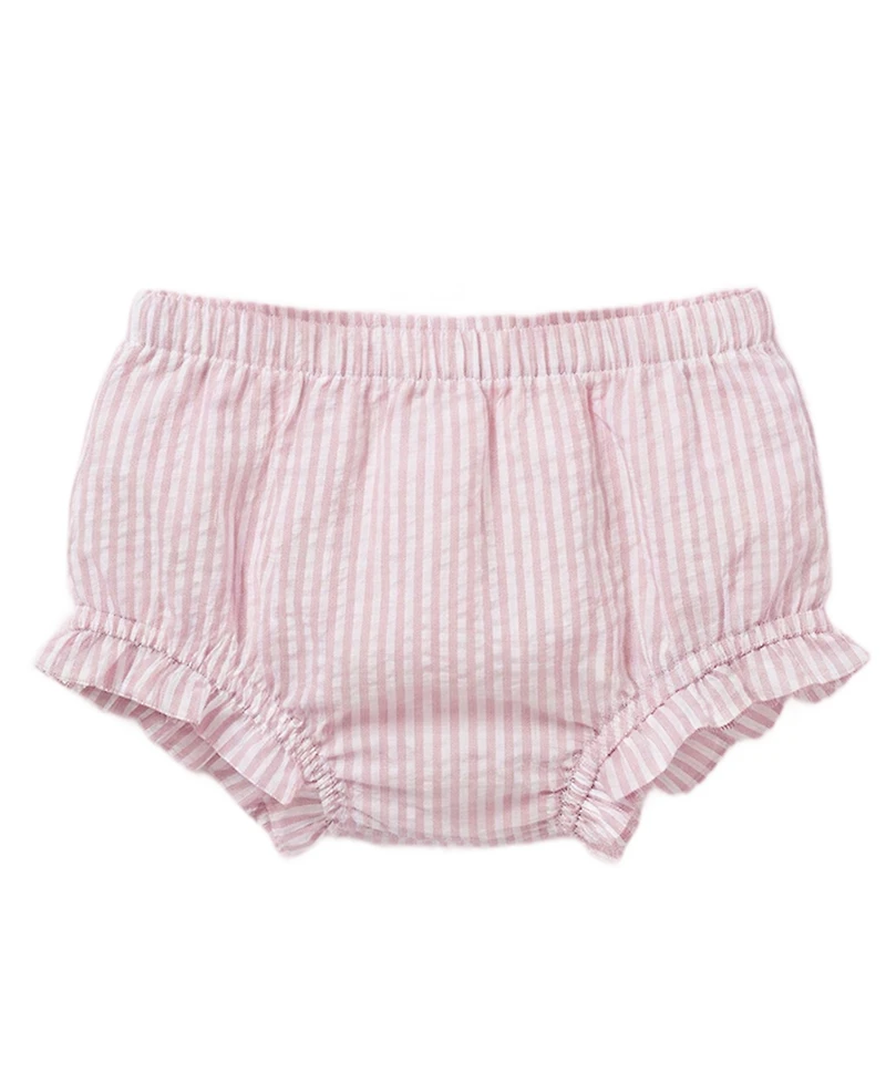 Sperry Baby Girls' Striped Dress, Bloomers and Hat, 3-Piece Set