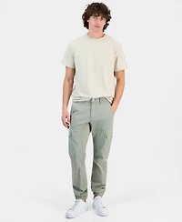 Guess Men's Jacquard Allover Crewneck T-Shirt
