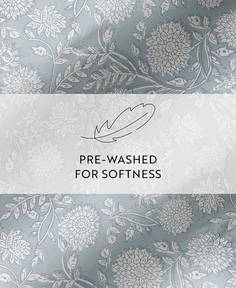 ienjoy Home Long Staple 300-Thread Count Cotton Pattern -Pc. Sheet Set