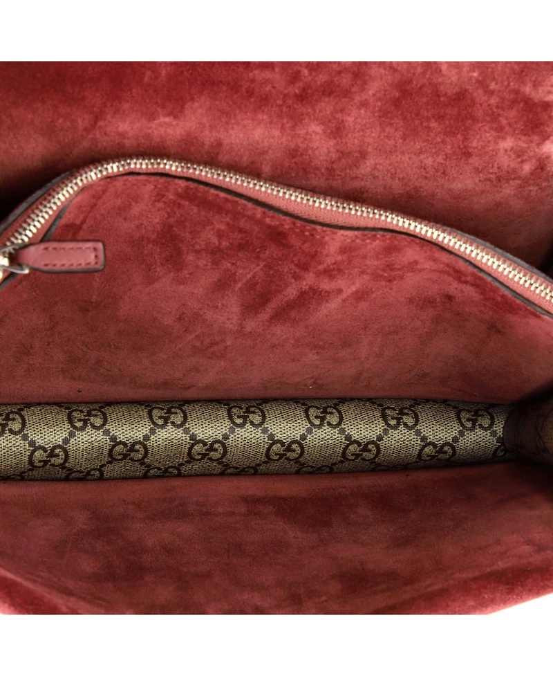 Pre-Owned Gucci Small Dionysus Bag Blooms Print Gg Coated Canvas