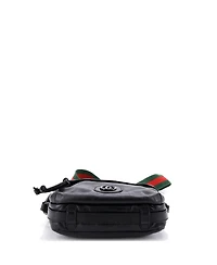 Pre-Owned Gucci Tonal Double G Shoulder Bag Leather