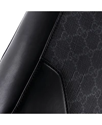 Pre-Owned Gucci Medium Convertible Zip Around Briefcase Gg Coated Canvas