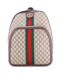 Pre-Owned Gucci Medium Ophidia Backpack Gg Coated Canvas