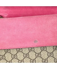 Pre-Owned Gucci Small Dionysus Bag Gg Coated Canvas