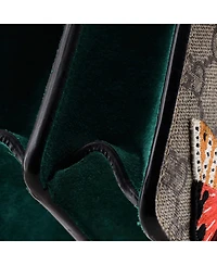 Pre-Owned Gucci Small Dionysus Bag Embroidered Gg Coated Canvas