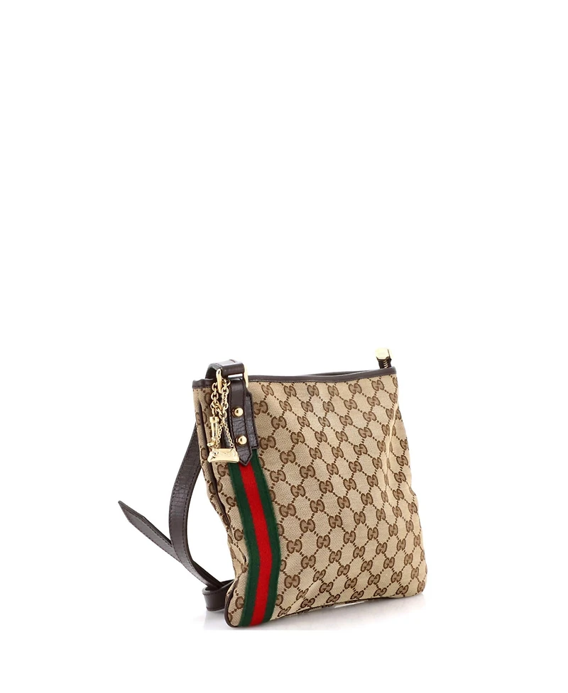 Pre-Owned Gucci Jolicoeur Messenger Bag Gg Canvas