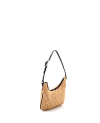 Pre-Owned Gucci Small Vintage Pochette Shoulder Bag Gg Canvas