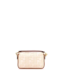 Pre-Owned Fendi Mini Baguette Nm Bag Zucca Embroidered Canvas