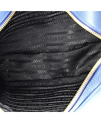 Pre-Owned Prada Medium Double Zip Camera Bag Vitello Phenix