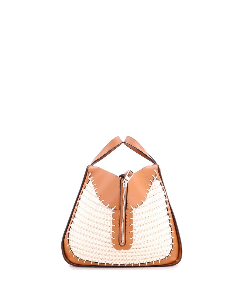 Pre-Owned Loewe Small Hammock Bag Leather and Crochet