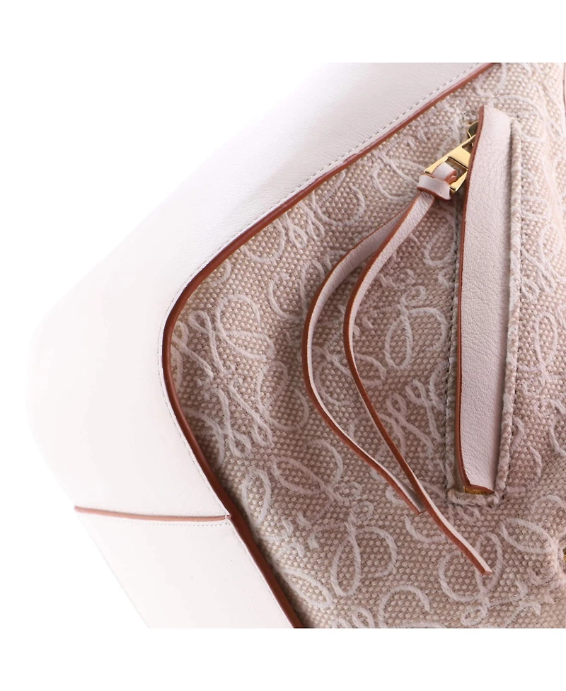 Pre-Owned Loewe Small Hammock Bag Leather and Anagram Jacquard