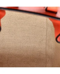 Pre-Owned Loewe Mini Hammock Bag Leather and Printed Canvas