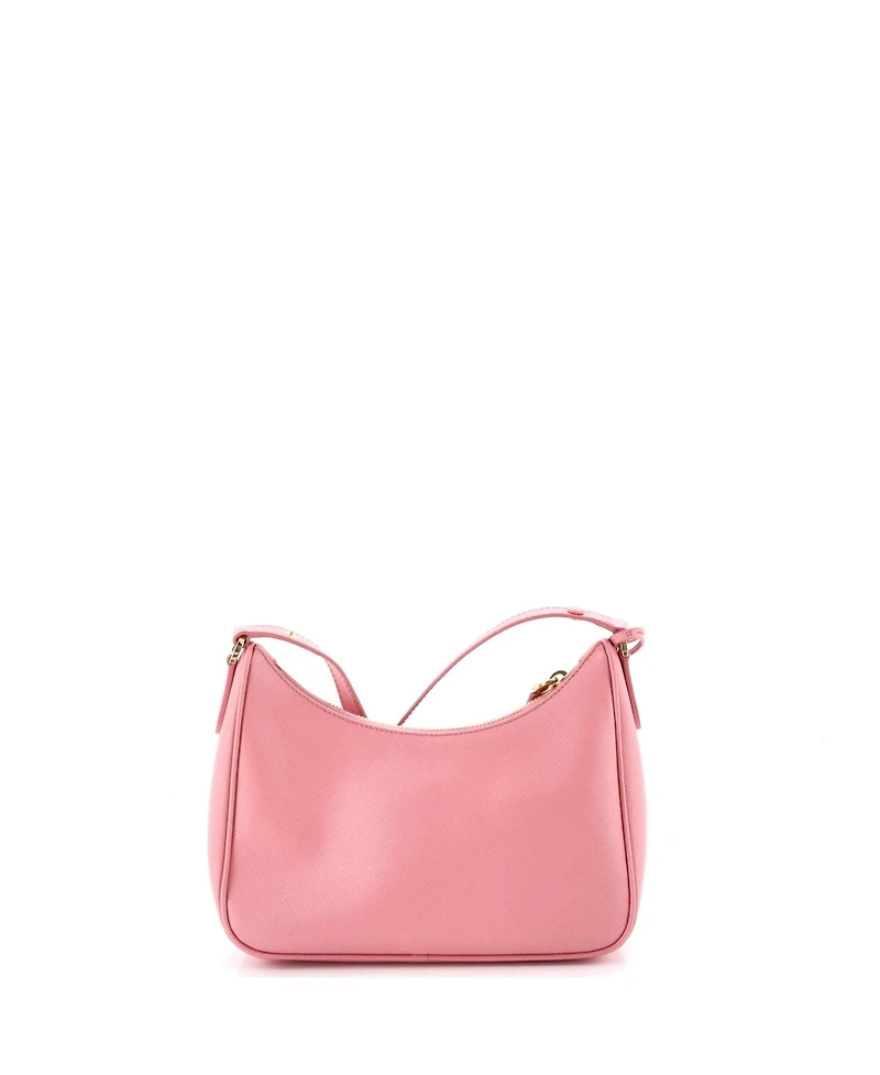 Pre-Owned Prada Mini Re-Edition Hobo Saffiano Leather