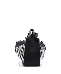 Pre-Owned Loewe Small Hammock Bag Leather and Tweed