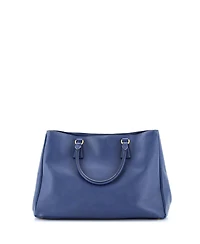 Pre-Owned Prada Large Double Zip Lux Tote Saffiano Leather
