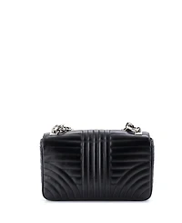 Pre-Owned Prada Medium Chain Flap Shoulder Bag Diagramme Quilted Leather