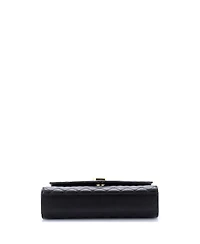 Pre-Owned Saint Laurent Medium Classic Monogram Envelope Satchel Mixed Matelasse Leather