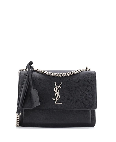 Pre-Owned Saint Laurent Medium Sunset Crossbody Bag Leather