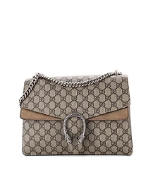 Pre-Owned Gucci Medium Dionysus Bag Gg Coated Canvas