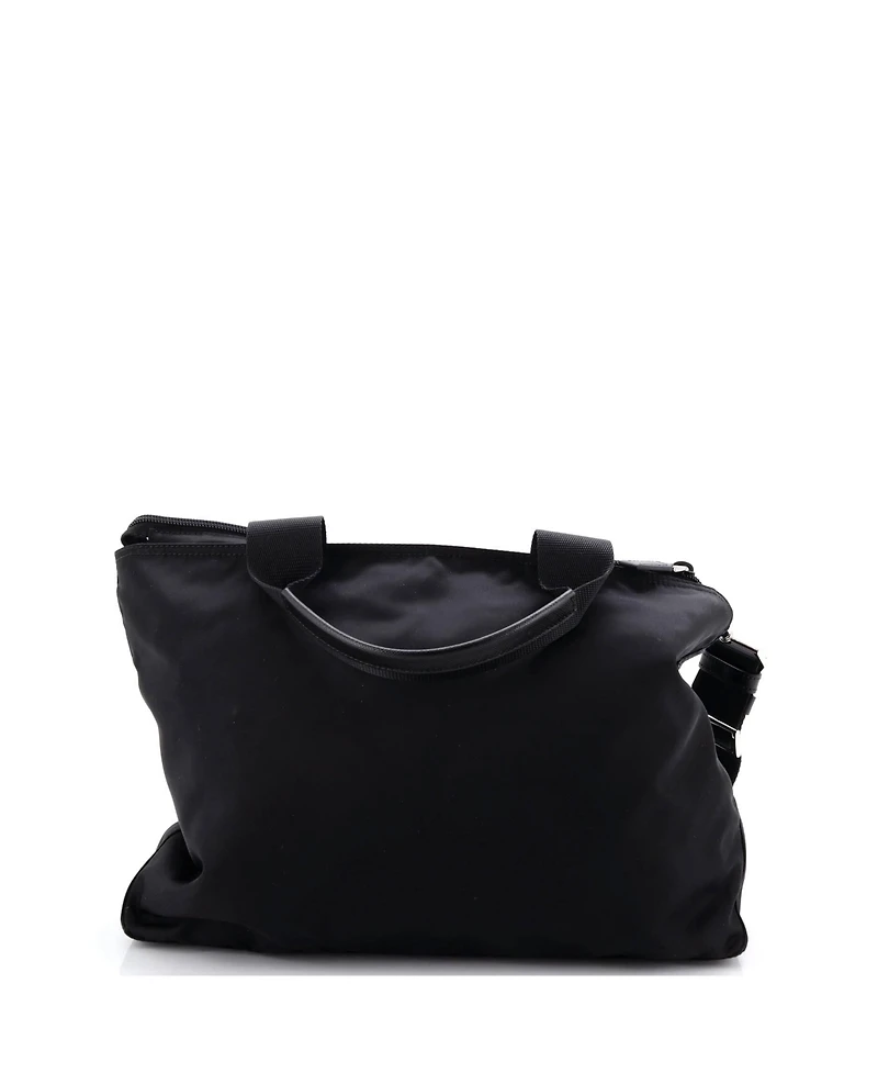 Pre-Owned Prada Small Vela Convertible Tote Tessuto