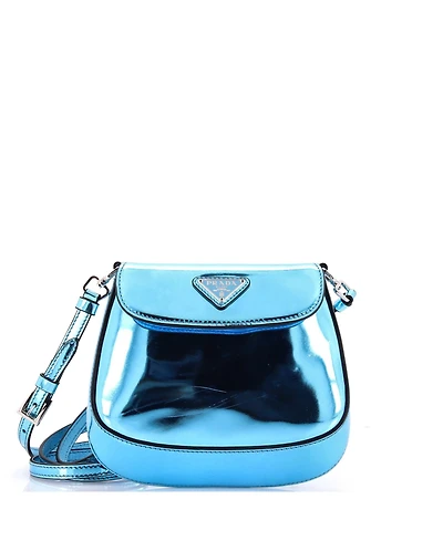 Pre-Owned Prada Mini Cleo Flap Shoulder Bag Spazzolato Leather
