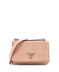 Pre-Owned Prada Small Chain Flap Crossbody Bag Saffiano and Soft Calf
