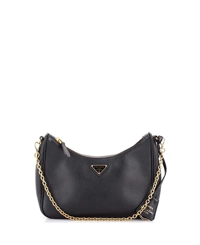 Pre-Owned Prada Small Re-Edition 2005 Shoulder Bag Saffiano Leather