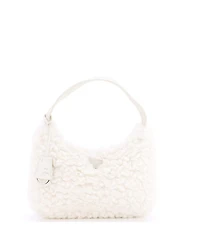 Pre-Owned Prada Mini Re-Edition 2000 Hobo Cashmere