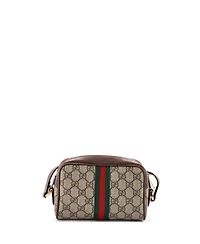Pre-Owned Gucci Mini Ophidia Shoulder Bag Gg Coated Canvas