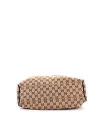 Pre-Owned Gucci Medium Sukey Tote Gg Canvas with Leather
