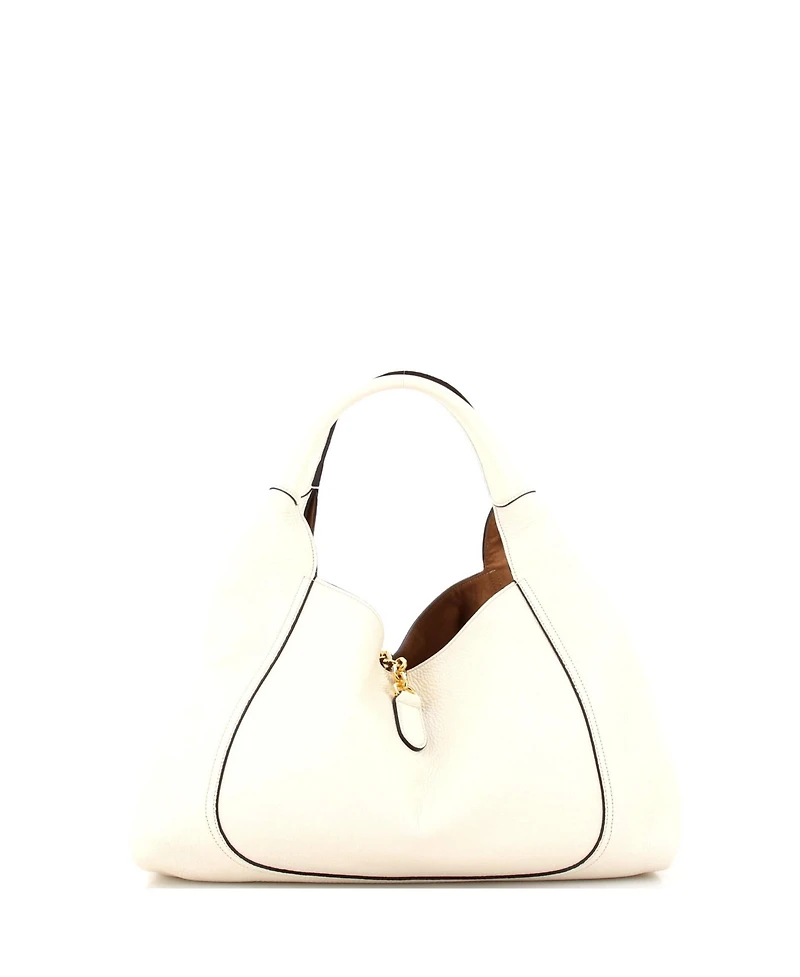 Pre-Owned Gucci Maxi Softbit Hobo Leather