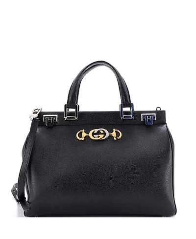 Pre-Owned Gucci Medium Zumi Top Handle Bag Leather