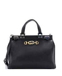 Pre-Owned Gucci Medium Zumi Top Handle Bag Leather