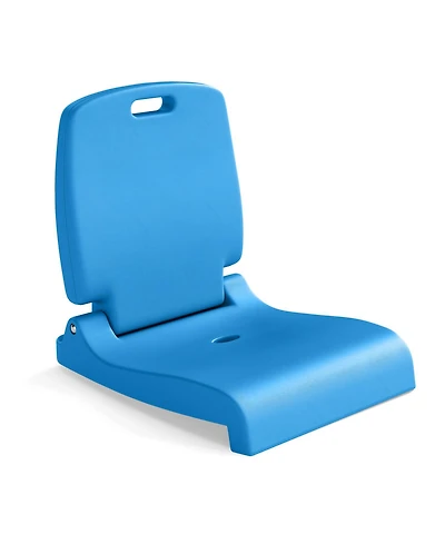 Sugift Foldable Outdoor Pool Chair with Handle and Back Support