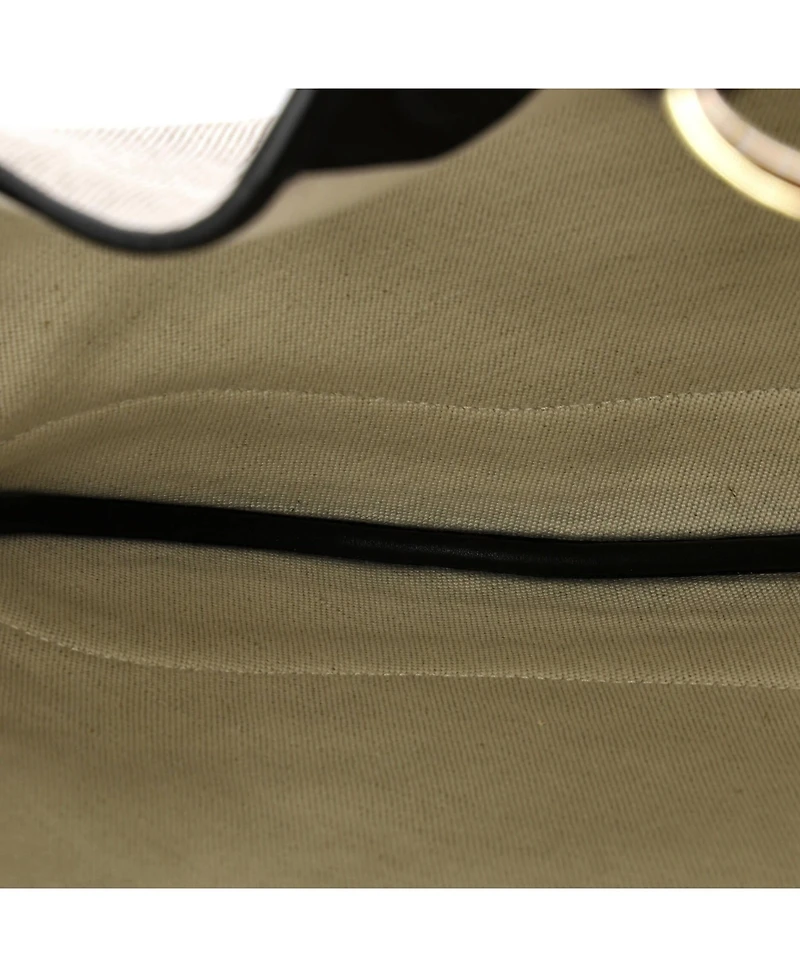 Pre-Owned Gucci Large B Shoulder Bag Canvas