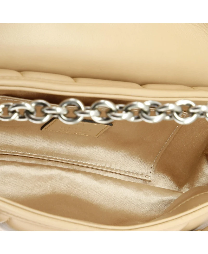 Pre-Owned Gucci Small Horsebit Chain Shoulder Bag Vertical Quilted Leather