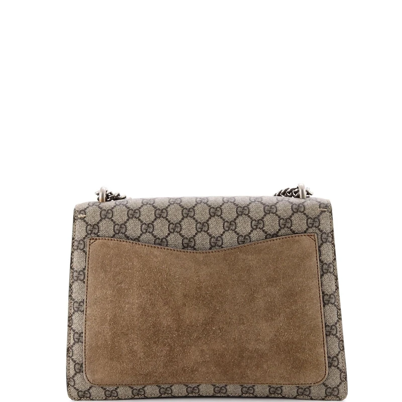 Pre-Owned Gucci Medium Dionysus Bag Gg Coated Canvas