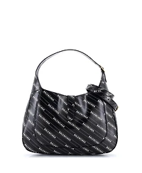 Pre-Owned Gucci Medium x Balenciaga The Hacker Project Jackie 1961 Hobo Printed Leather