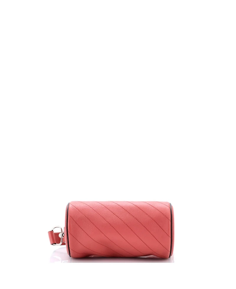 Pre-Owned Gucci Mini Blondie Shoulder Bag Diagonal Quilted Leather