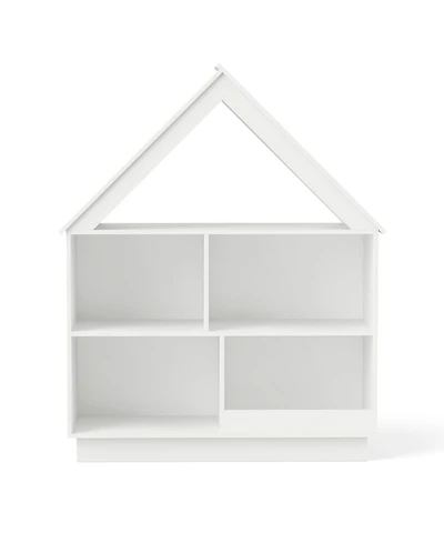 Sugift 3 Tier House Shaped Kids Toy Storage Organizer with Open Shelves