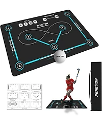 peneyon Hockey Training Mat | Indoor/Outdoor Field Hockey Equipment for All Ages,Anti-Slip and Quiet Surface,The for Hockey Training Enthusiasts