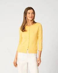 Cable & Gauge Women's Sunflower Stitch Button Cardigan