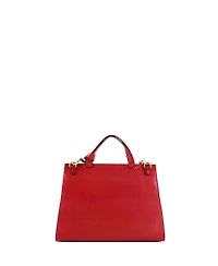 Pre-Owned Gucci Small Gg Marmont Top Handle Bag Leather